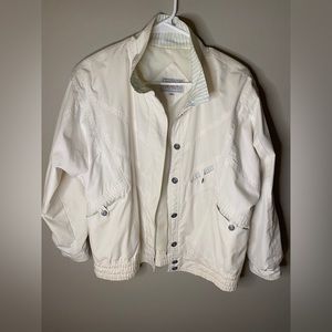 NYC Girl Vintage Women’s Jacket | Color White | Size M